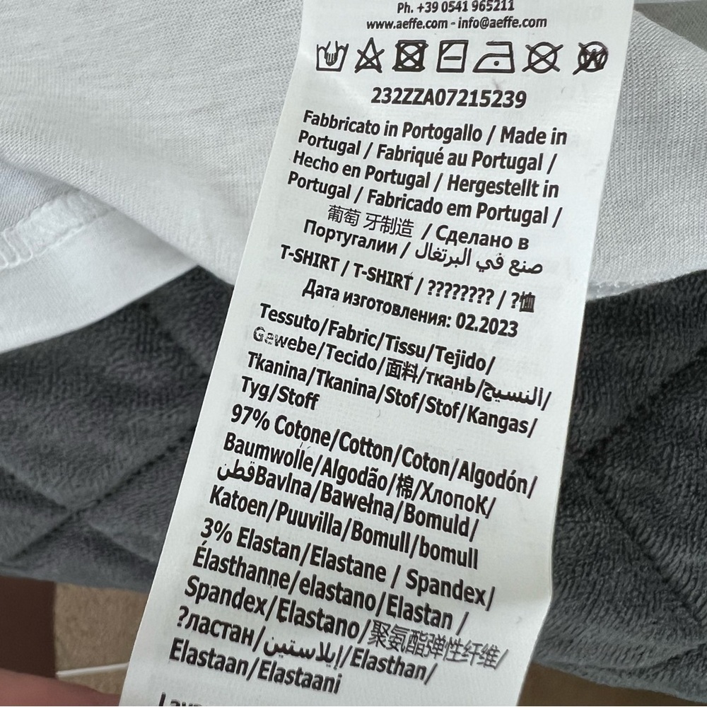 Moschino Couture Shirt Men Medium (IT 48) White Short Sleeve Logo Cotton B17 - Picture 7 of 7